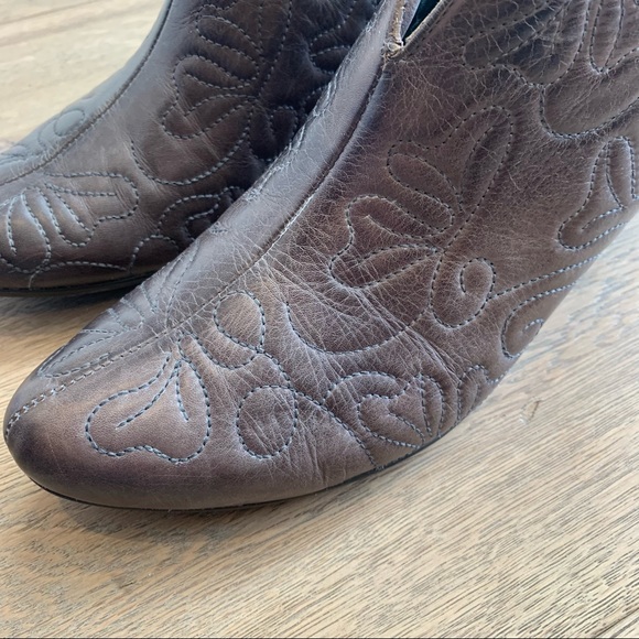 PIKOLINOS Leather Ankle Boot Wedge 39 - Picture 8 of 10